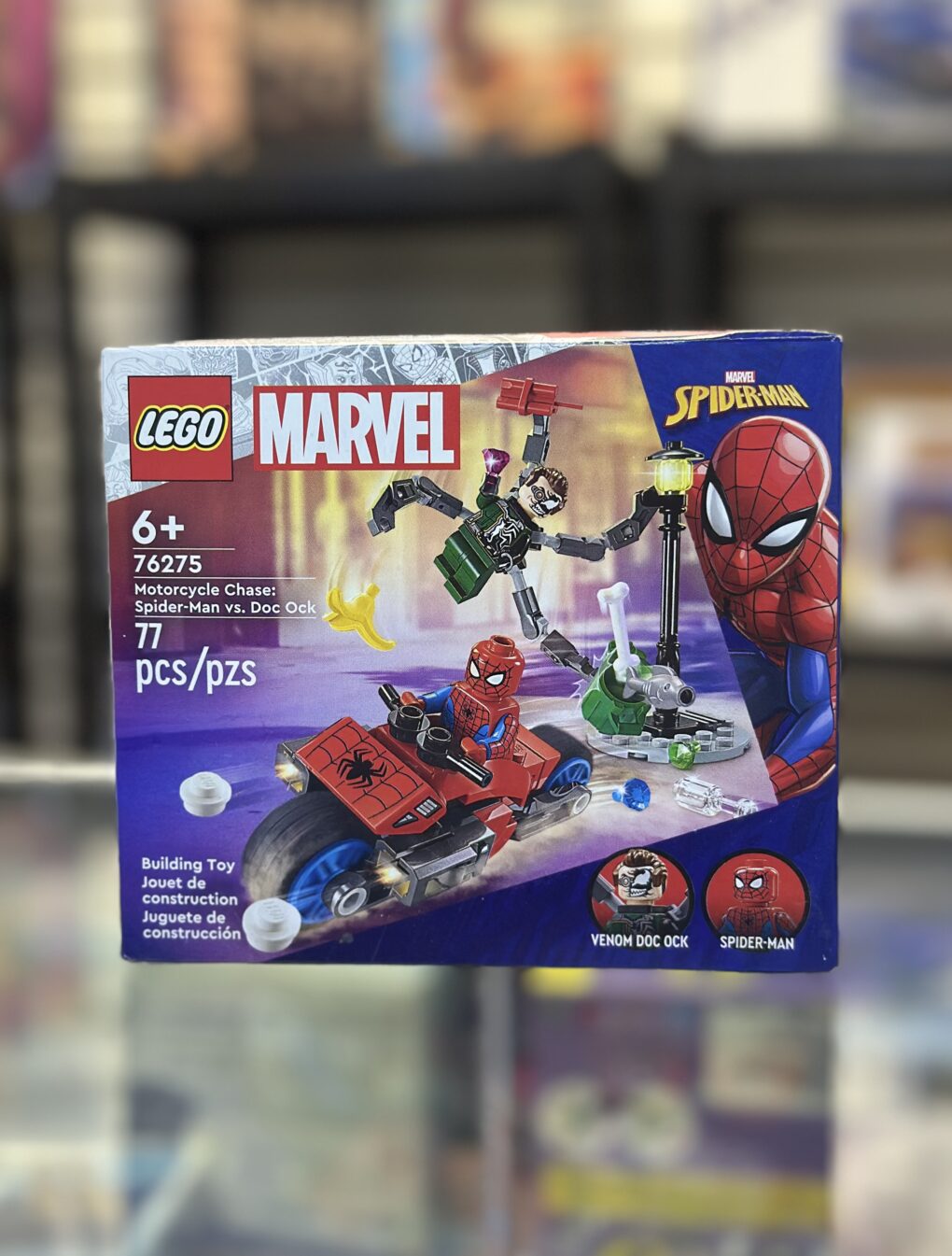lego spider man LEGO Super Heroes Marvel Persecucion en Moto: Spider-Man vs Doc Ock