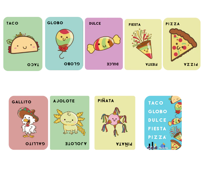 7829_7 Taco, Globo, Dulce, Fiesta, Pizza