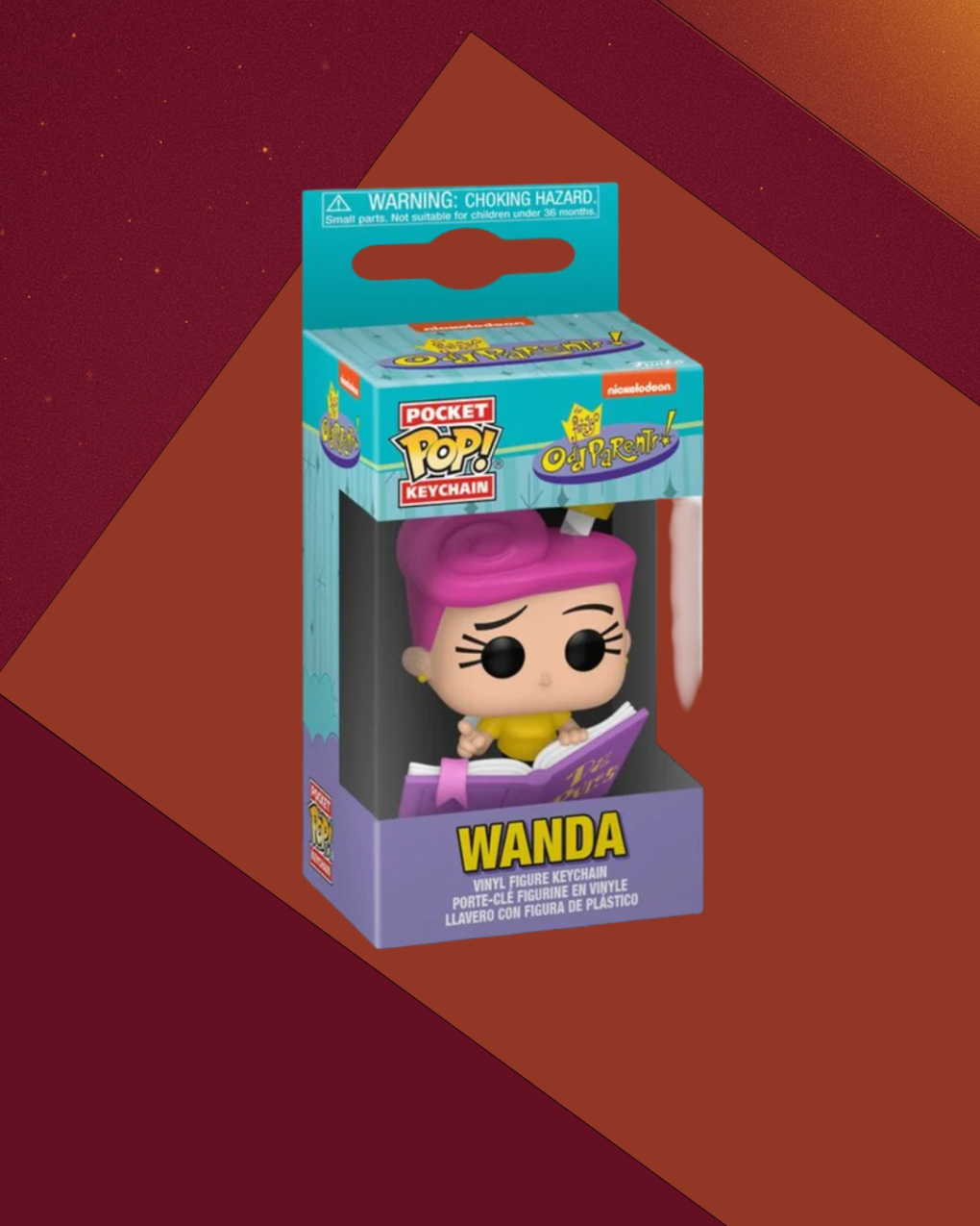 Funko Pop Keychain, Los Padrinos Magicos, Wanda