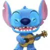 Funko Pop & Tee: Disney Lilo y Stitch - Stitch Ukelele Flocked con Playera 3XL
