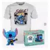 Funko Pop & Tee: Disney Lilo y Stitch - Stitch Ukelele Flocked con Playera 3XL