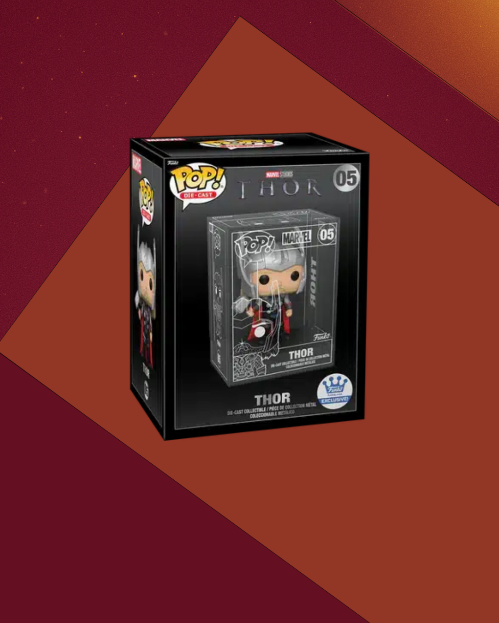 24 Funko Pop Die Cast, Marvel Avengers, Thor Exclusivo Funko Shop