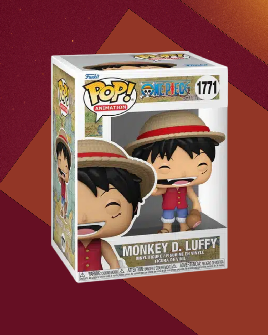 Funko Pop Animation, One Piece, Luffy Evergreen