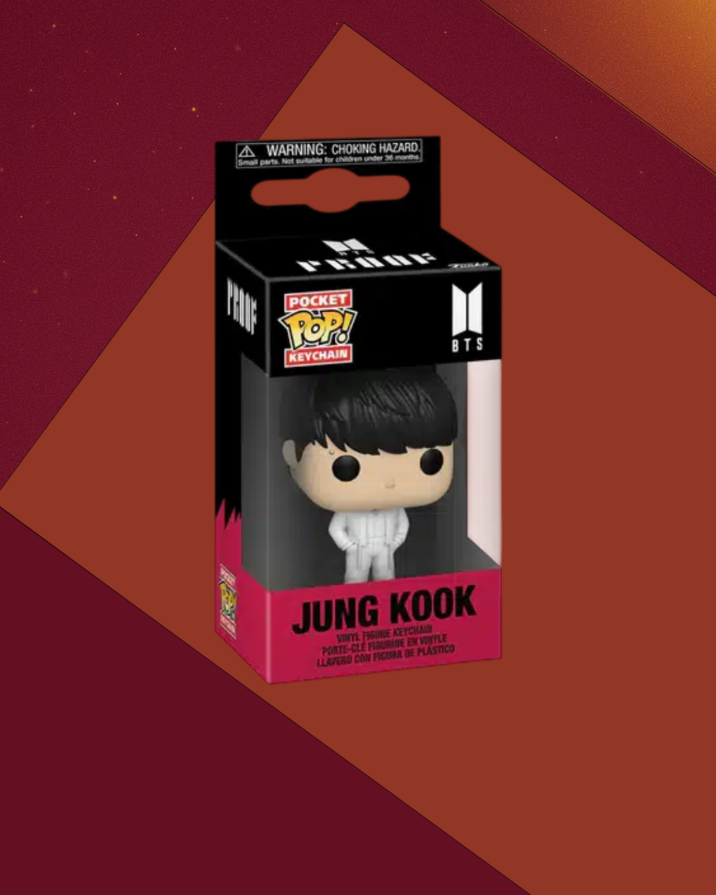 Funko Pop Keychain, BTS, Proof, Jung Kook, Llavero