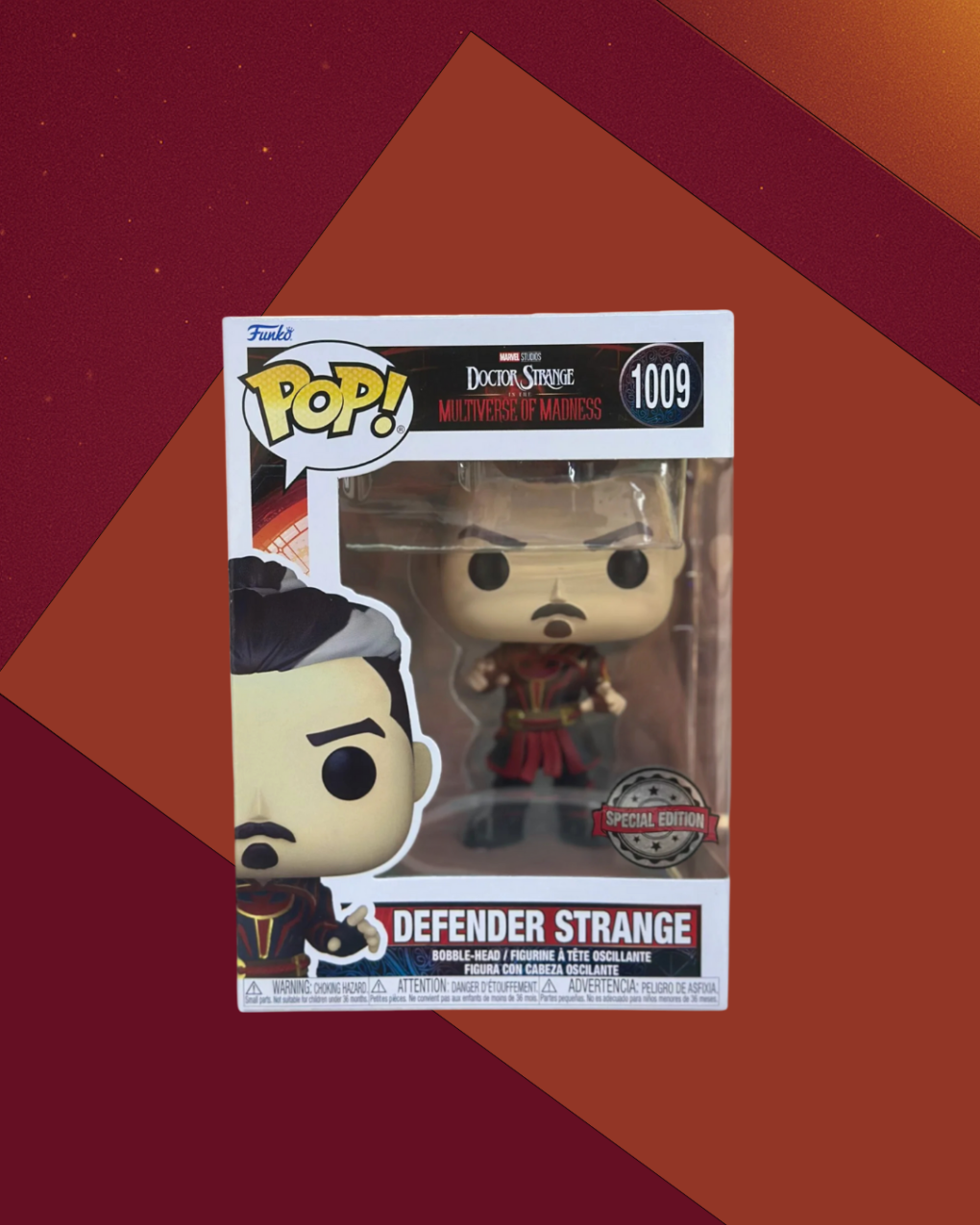 Funko Pop Marvel: Doctor Strange Multiverse of Madness - Defender Strange Exclusivo