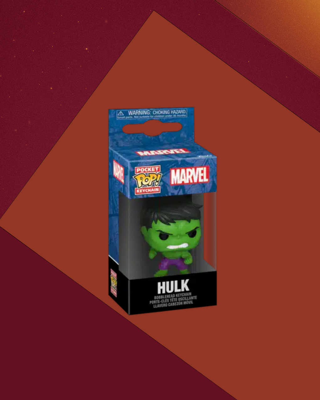 Funko Pop Keychain, Marvel New Classics, Hulk Llavero Evergreen