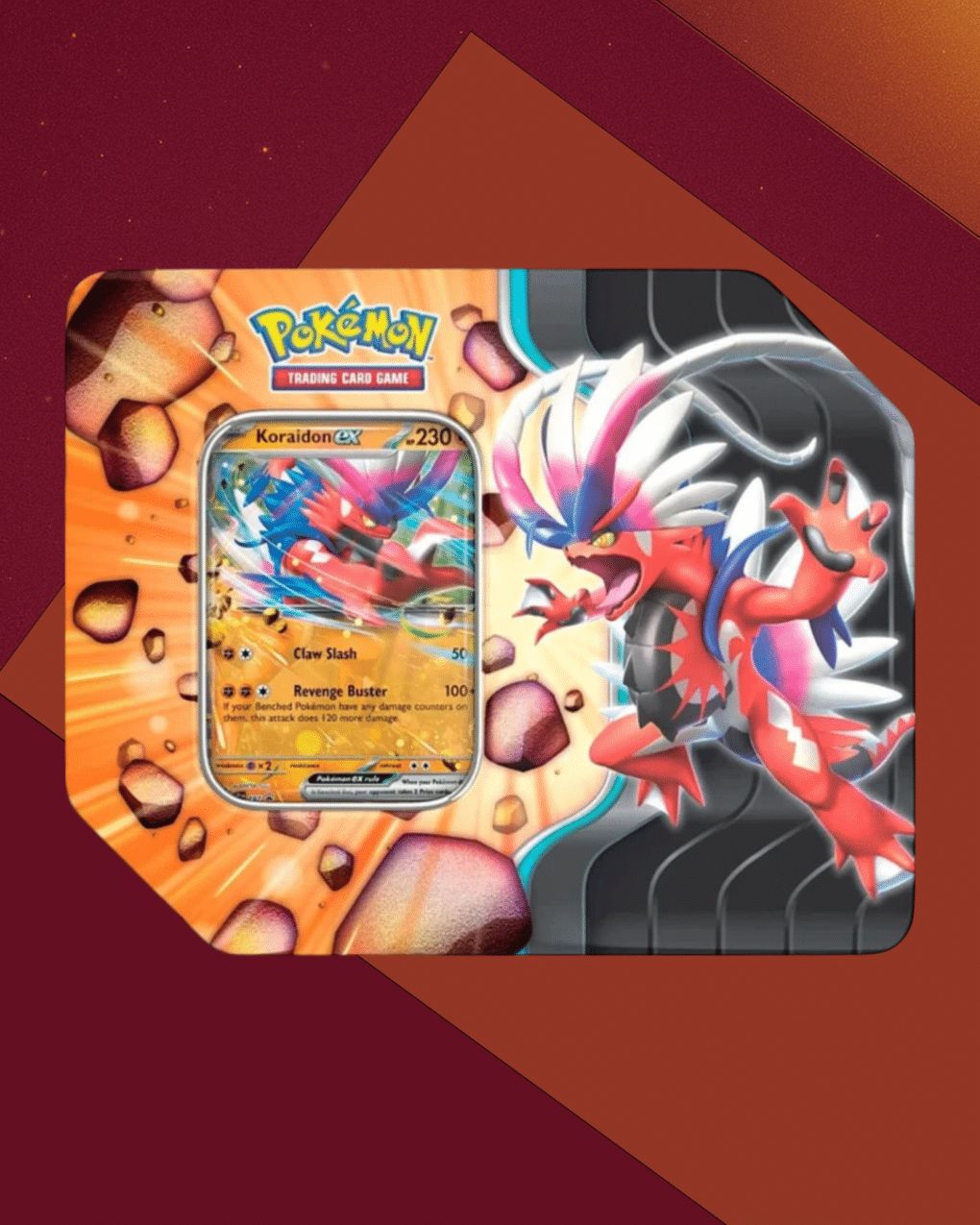 Slashing Legends Tin Ingles Koraidon Ex